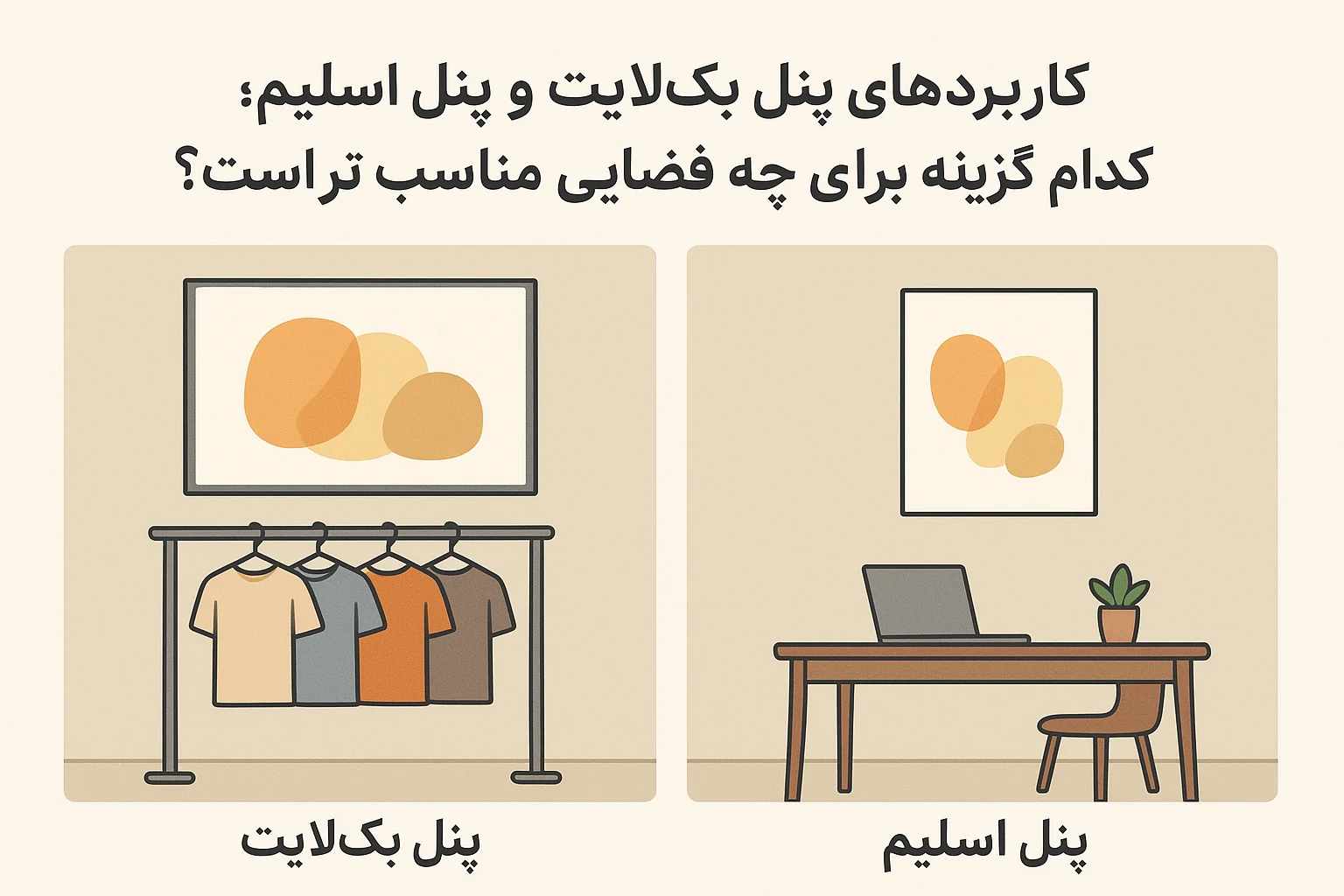 پنل بک‌لایت چیست و تفاوت آن با پنل اسلیم