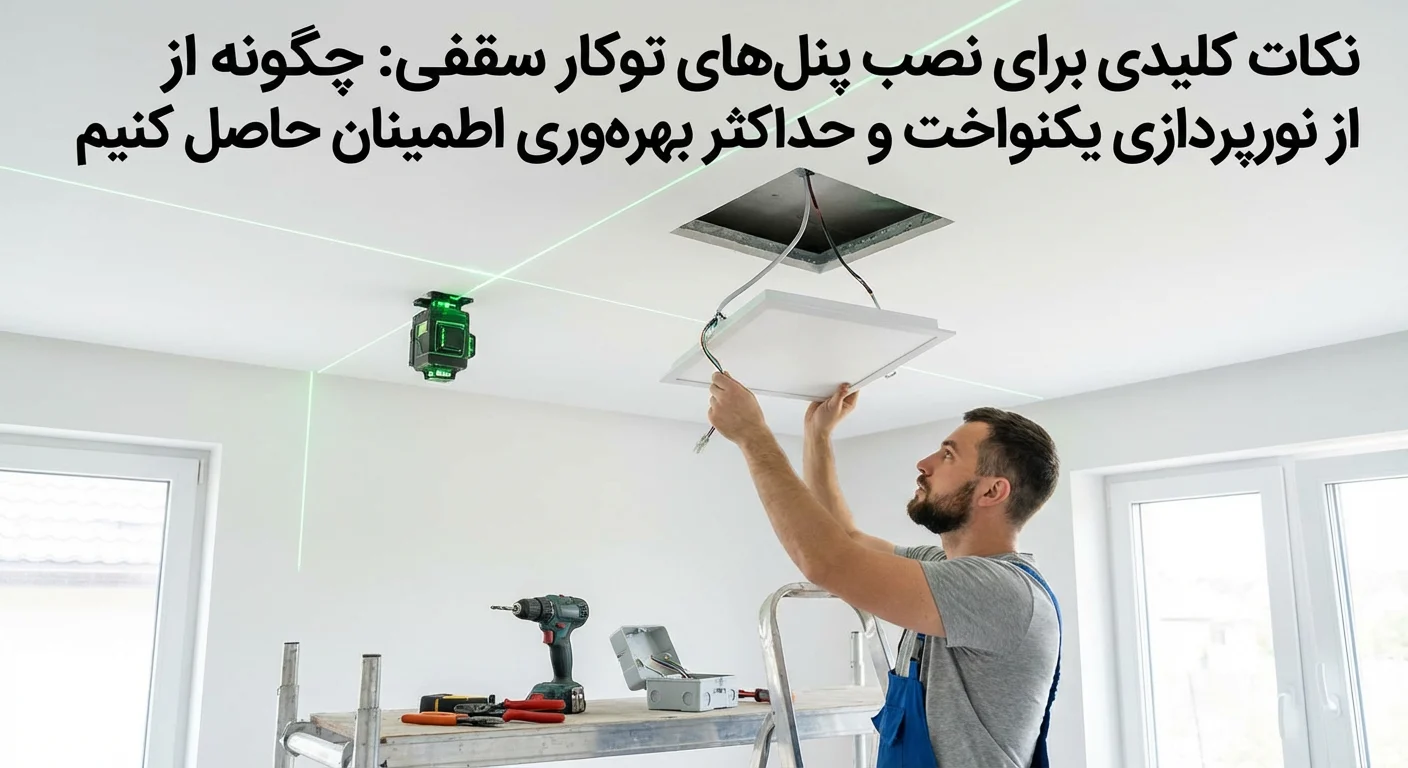 نکات کلیدی برای نصب پنلهای توکار